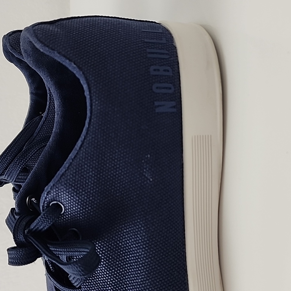 NOBULL Canvas Unisex Trainer Sneakers Navy - Picture 15 of 16